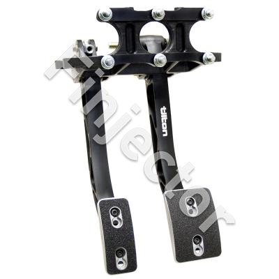 600-SERIES PEDAL ASSY, OVERHUNG, 2 PEDAL, ALUM (TILTON 72-608)