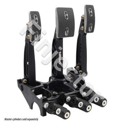 600-SERIES PEDAL ASSY, UNDERFOOT, 3 PEDAL, ALUMINUM (TILTON 72-616)