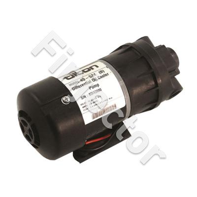 PUMP, 12 VOLT, BUNA, WITH BYPASS (TILTON 40-524)