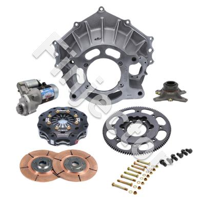 BELLHOUSING KIT, CHEV(E), 5.5", MET, 2 PL, 2.2KW, 26 SP (TILTON 52-31120)