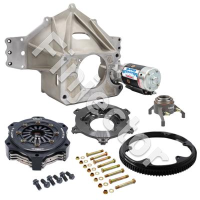 BELLHOUSING KIT, CHEVY (LS), MAG, 99T, 5.5 ULTRA, 2 DISC, 26-SP (TILTON 52-63620)