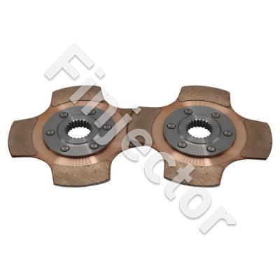 DISC PACK, METAL, PADDLE, 5.5", 2 PL, 29MMX10 (TILTON 64140-3-AA-10)