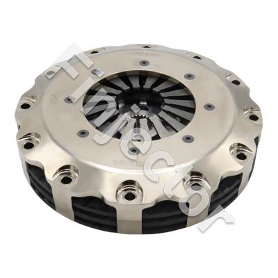 CLUTCH, CARBON, 7.25", 2 PL, UHR, GRAY, POT (TILTON 6572USG-P)