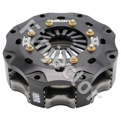 CLUTCH, METAL, 7.25", 4 PL, HR, GRAY, STEP (TILTON 66-004HG)