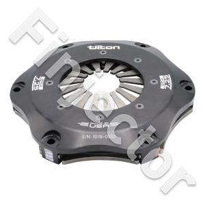 7.25" OT-II 1-levyinen kilpakytkinasetelma, väännönkesto 456 Nm, Step-tyyppiselle vauhtipyörälle, Cerametallic (TILTON 66-301UORA)