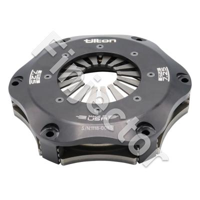 CLUTCH, CERAM, 7.25", 2 PL, HR, DBL GRAY, STEP (TILTON 66-302HGG)