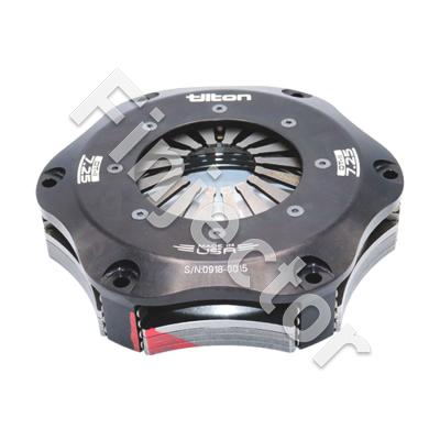 CLUTCH, METAL, 7.25", 4 PL, HR, GRAY, STEP, HD (TILTON 66-504HG)