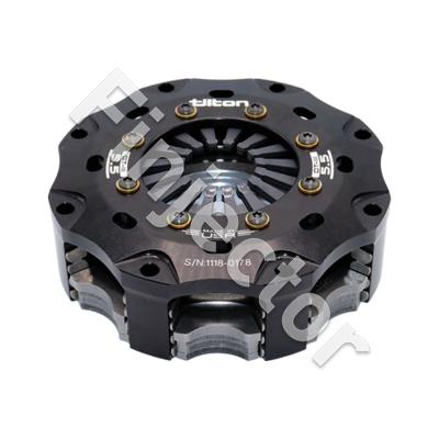 CLUTCH, METAL, 5.5", 4 PL, HR, GRY, STEP, HV DTY (TILTON 67-504HG)