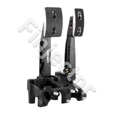 600-SERIES PEDAL ASSY, UNDERFOOT, THROTTLE & BRAKE, ALUMINUM (TILTON 72-618)