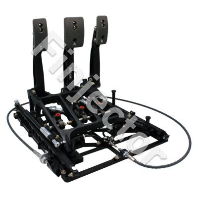 850-SERIES PEDAL ASSY, 3-PEDAL UNDERFOOT, WITH SLIDER SYSTEM & FALSE FLOOR KIT (TILTON 72-850)