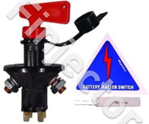 BMS003 FIA Battery Master Switch, incl. resistor 3 Ohm/ 11 W