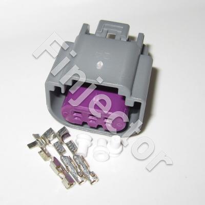 3 Way Gray GT 150 Sealed Female Connector set, 0.35 - 0.5 mm2
