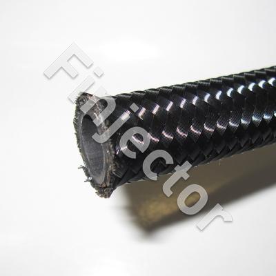 GB721 AN8 Teräspunosletku MUSTA, sisä 7/16" (11,1mm) ulko 11/16" (17,1mm) (GB0721BLK-8)