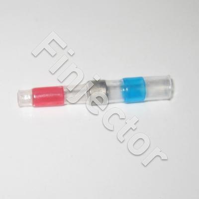 Shrink butt splice, Red/Blue, for 2.7/4.5mm cable