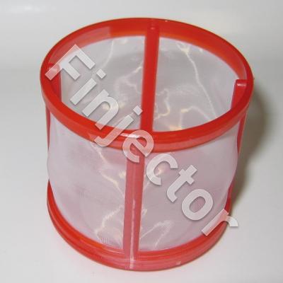Facet Fuel Pump Pre Filter, 74 Micron, (silver & red top)