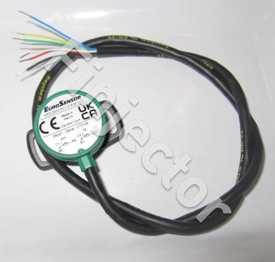 Kaksois-kaasuläppäpotentiometri, HALL-tyyppi, (110° 0-5V), 8 mm D-akseli, 32 mm reikäväli, Variohm EURO-XPD-2832-811-214-911-00. Motorsport-käyttöön.