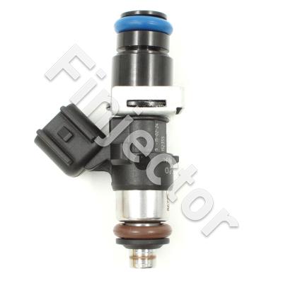 EV14, 1500 cc, 8.5 Ohm, C, USCAR, O-O 49 mm, with top adapter and filter. Bosch 0280158677-M14-2)