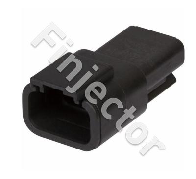 Deutsch 3 pole DTM housing, black (male pins) DTM04-3P-E004