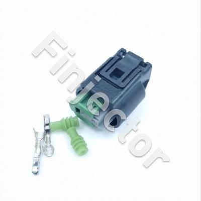 2 pole connector kit, 0.50 - 0.75mm², Micro Quadlock Series (MQS) CODE B (QUAD-CON-2-FE-B-SET-1)