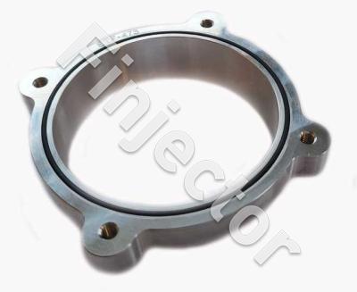 Weld flange for 68 mm Bosch throttle body (DBW) ETF-156. Example for 0280750156. Aluminum, with seal.