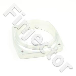 Weld flange for 74 mm Bosch throttle body (DBW) ETF-474. Example for 0280750474. Aluminum, with seal.