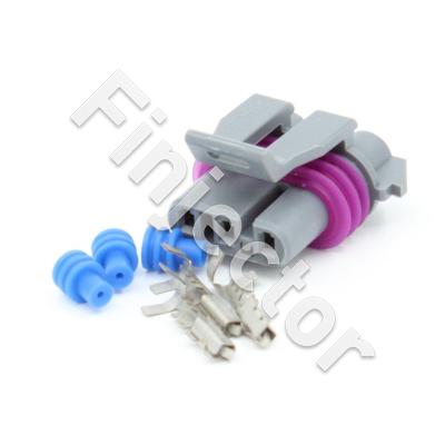 3 Way Gray Metri-Pack 150 Sealed Female Connector set