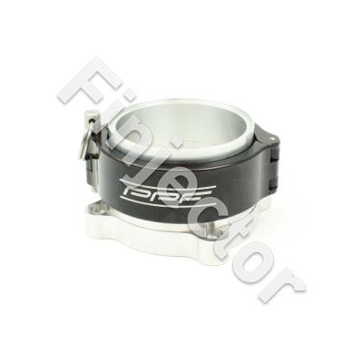 Inlet flange for Bosch 68 mm throttle, 3" billet with quick clamp, O ring seals