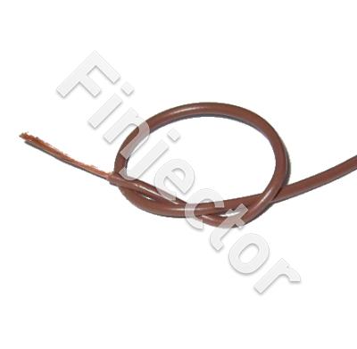 Ohutseinämäinen 0.35 mm² ruskea autojohto (0,35RUS)