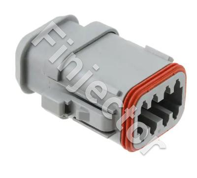 Deutsch DT 8 pole "long " housing DT06-08SA-E008, for female terminals