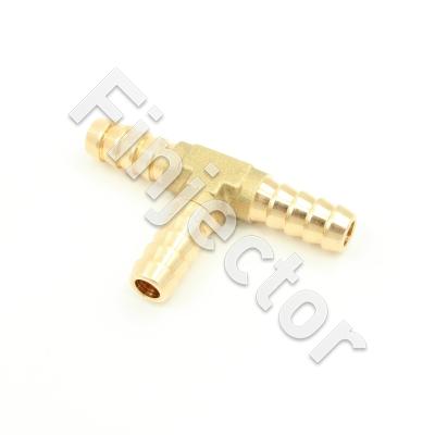 Brass T Piece 3 x 6 mm