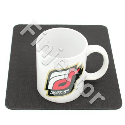 Mug with Finjector Drift Team logo, white (MUKI-FDT2)