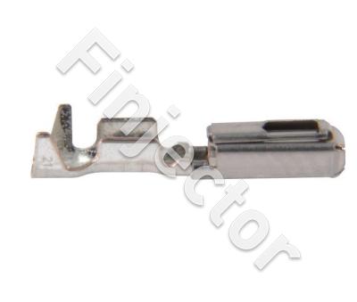 TE MQS 0.64 female terminal for wire size 0.5 - 0.75 mm²,  Clean body (CB). (VAG 000979030A, 000979030E)