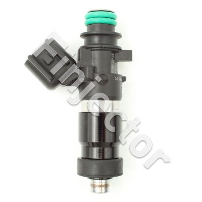 EV14 injector, 12 Ohm, 1050 cc, C30°, Uscar, O-O 47 mm, Mid, Top End Machined to 11 mm, Bottom Adapter with 16 mm Seal (Bosch Motorsport 028015840P-11-M)
