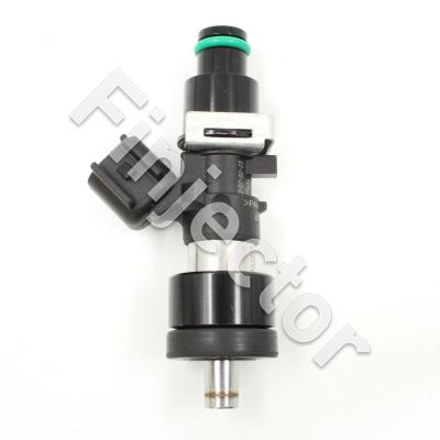 EV14 injector, 12 Ohm, 1050 cc, C30°, Uscar, O-O 54 mm, 11 mm Short Top Adapter with Filter, Bottom Honda / Hayabusa Adapter (Bosch Motorsport 028015840P-H11)