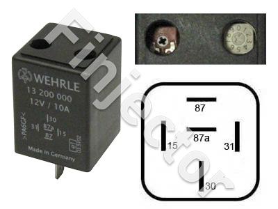 Multitimer relay, 12 V / 10A