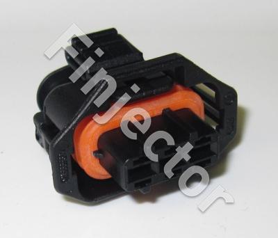 Compact connector 1.1a, 3 pole, male, Code 1, covered, BDK 2.8