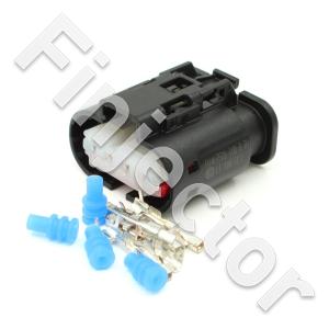 4 pole connector SET, 0.25 - 0.5 mm², KOSTAL MLK 1.2 ELA, Code B