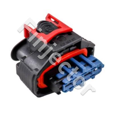 Compact 4 / Connector 4 Pole / Code 1 / Black / CPA (Bosch 1928405525)