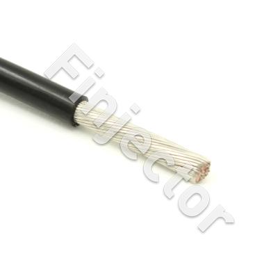 Chemical and heat resistant 1.5mm² auto cable, BLACK (1,5ITCMUS)