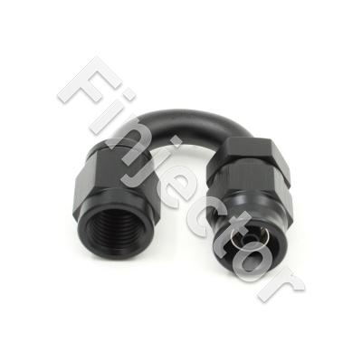 AN3 180° Swivel hose end fitting for GB725/724 PTFE hose