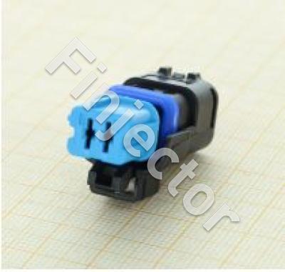 2 Way Female sealed SICMA Connector, blue (FCI / DELPHI)