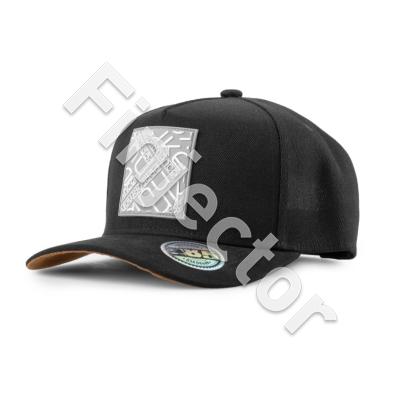 Nuke Performance Black Snapback Cap (nuke-black-cap)