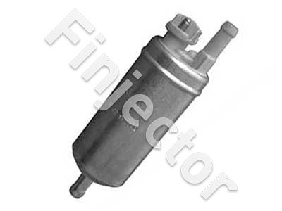 Polttoainepumppu 12V, 95 l/h, 8 mm letkuliitännät. Kaasarikoneisiin tai siirtopumpuksi.  (8300-0765)