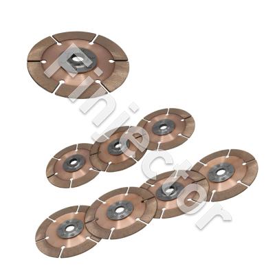 OT-215 8.5” Metallic Clutch Disc Packs, 1-5/32" spline, 26 teeth