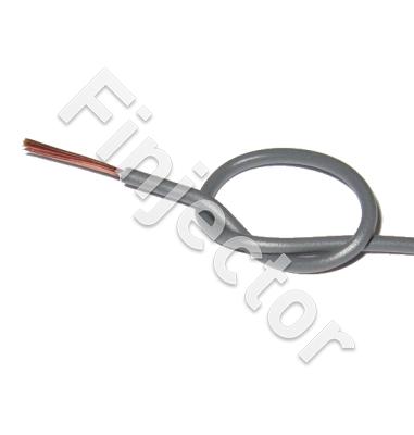 Autojohto 1.0 mm² harmaa  (täysi rulla=100m) (1HAR)
