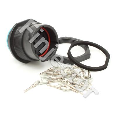14 pole connector set, pins, 0.75-2 mm2 (HDP24-18-14PE-SET-C)