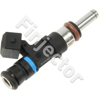 EV14 injector, 12 Ohm, 276cc, E15°, Gamma 10°, Jetronic (EV1), O-O 49mm, Mid, Long Spray End (E9X BMW M3, S65B40A, BMW 13647838440) (Bosch 0280158164)