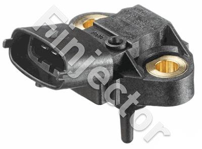 Bosch Pressure sensor 10 bar with temperature sensor. Saab #12582232, Bosch 0261230112