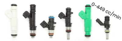 Injectors up to 450 cc/min (14mm)